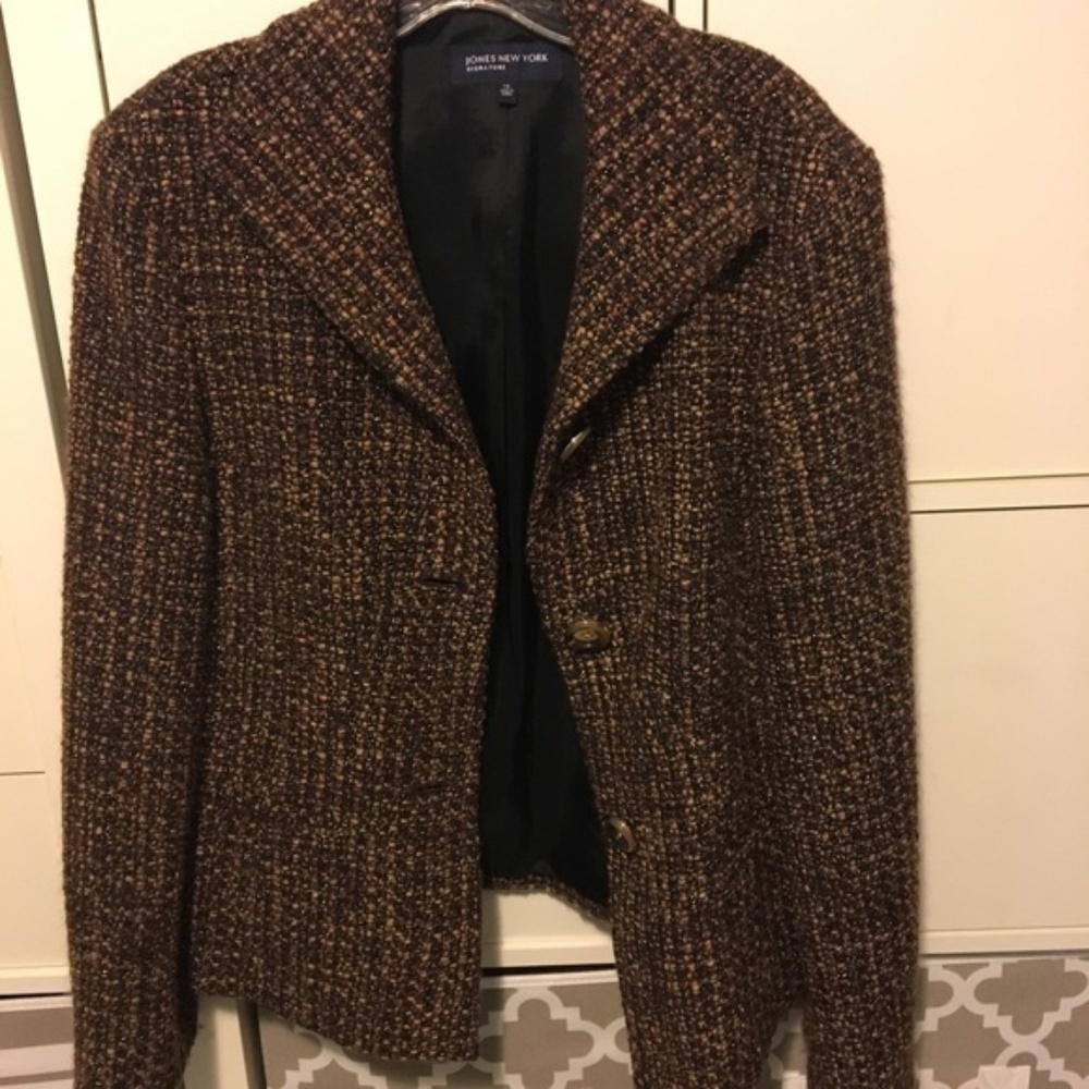 Jones New York Tweed Blazer